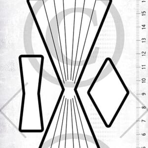 Papirdesign: Slimcard, artdeco dies