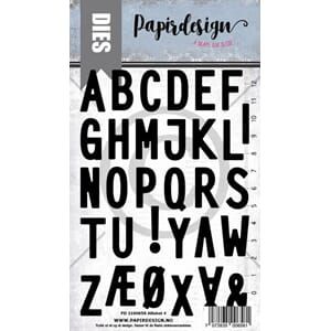 Papirdesign: Alfabet 4 dies
