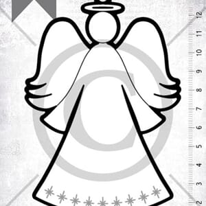 Papirdesign: Engel dies