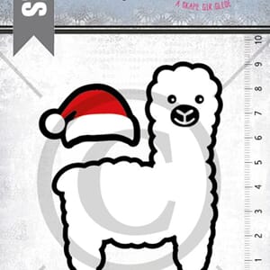 Papirdesign: Juledyr Alpakka dies