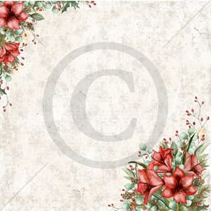 Papirdesign: Bukett til jul - Det kimer nå til julefest