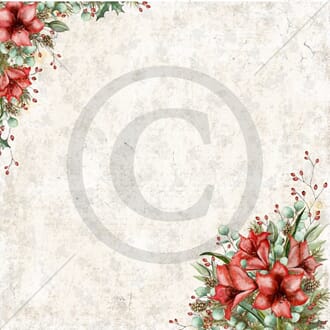 Papirdesign: Bukett til jul - Det kimer nå til julefest