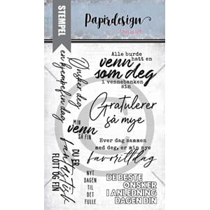 Papirdesign: Sammen med deg Clear Stamps