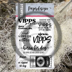 Papirdesign - VIPPS 2 Clear Stamps