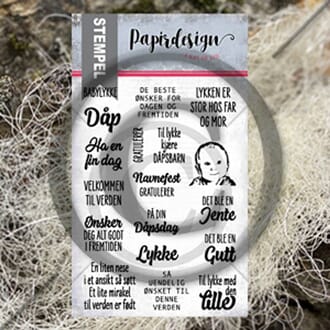 Papirdesign - Babylykke Clear Stamps