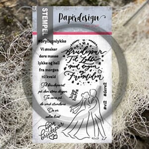 Papirdesign - Bryllupslykke Clear Stamps