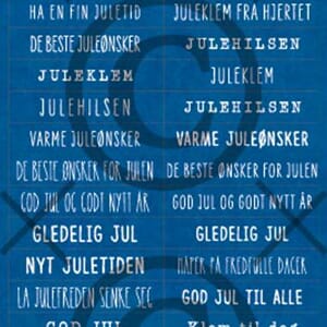 Papirdesign - Juleklem fra hjertet klistremerker