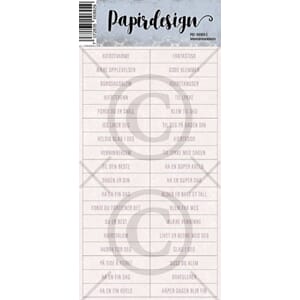 Papirdesign - Venninneklem klistremerker