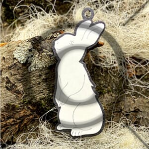 Papirdesign - Påskehare 3 Dies