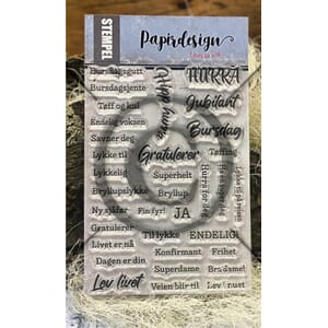 Papirdesign - Boblebil Clear Stamps