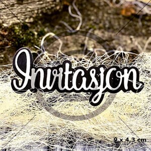 Papirdesign - Invitasjon 3 Dies