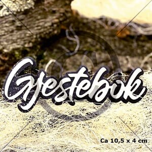 Papirdesign - Gjestebok Dies