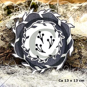 Papirdesign - Blomsterkrans Dies