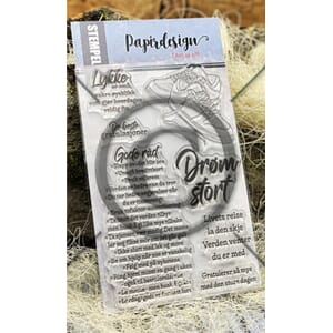 Papirdesign - Drøm stort Clear Stamps