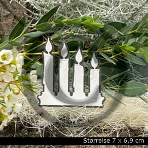 Papirdesign - Adventslys Dies