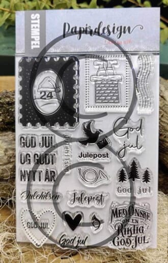 Papirdesign - Julepost Clear Stamps
