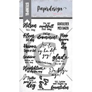 Papirdesign - Hjerteklem Clear Stamps