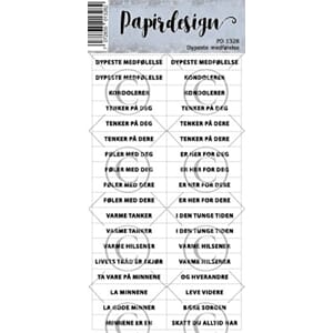 Papirdesign - Dypeste medfølelse klistremerker
