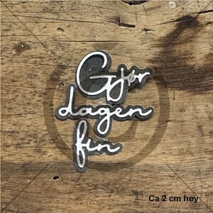 Papirdesign - Gjør dagen fin dies