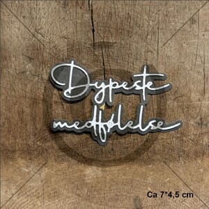 Papirdesign - Dypeste medfølelse dies