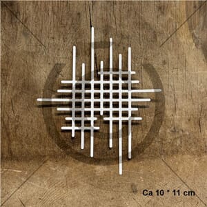 Papirdesign - Rutemønster 3 dies