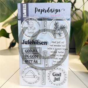 Papirdesign - God jul og godt nytt år Clear Stamps
