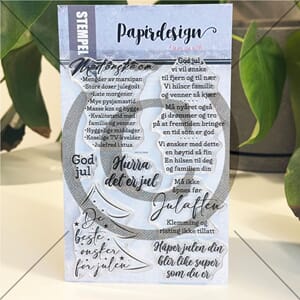 Papirdesign - Med ønske om Clear Stamps