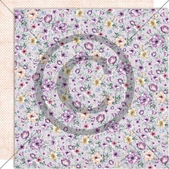 Papirdesign: Festblomster, lilla - Fryd og glede