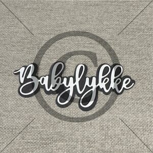 Papirdesign - Babylykke dies