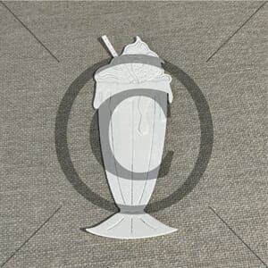 Papirdesign - Milkshake 2 dies