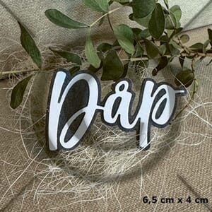 Papirdesign - Dåp 2 dies