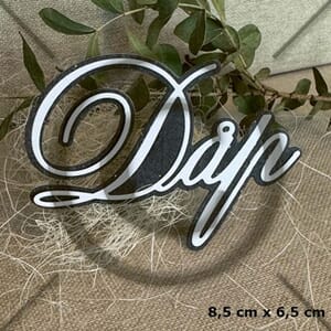 Papirdesign - Dåp 3 dies