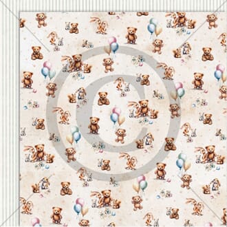 Papirdesign: Bestevenner - Små søte venner