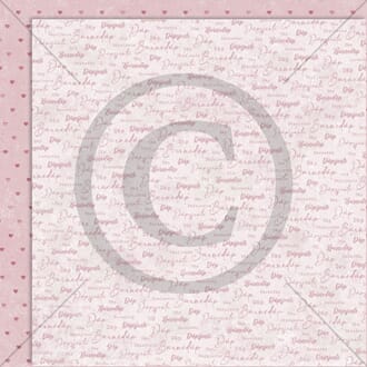 Papirdesign: Nydelige dåpsjente - Små søte venner