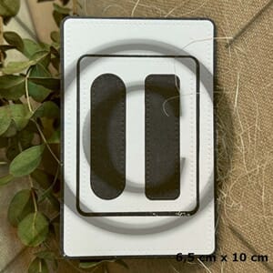 Papirdesign - Rektangel, klippeark dies