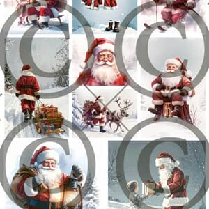 Papirdesign - Nisseglede Motivark, A4