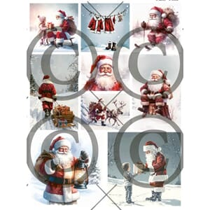 Papirdesign - Nisseglede Motivark, A4