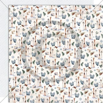 Papirdesign: Vinterkos - Vinterglede