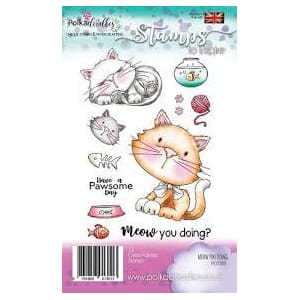 Polkadoodles - Meow You Doing Clear Stamps