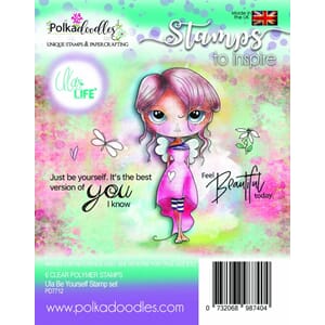 Polkadoodles: Ula Be Yourself Clear Stamps