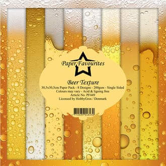 Paper Favourites Beer Texture 12x12 Inch Paper Pack