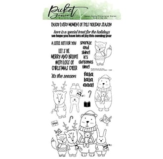 Picket Fence Studios: Lots of Christmas Cheer Clear Stamps