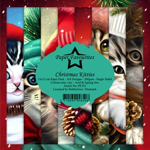 Paper Favourites - Christmas Kitties 6x6 Inch Paper Pack