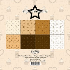 Paper Favourites - Coffee 12x12 Inch Paper Pad
