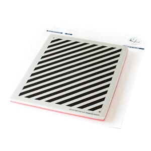 Pinkfresh Studio: Pop-Out Diagonal Stripes Background Stamp