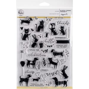 Pinkfresh Studio: Playful Animal Friends 2 Clear Stamp Set