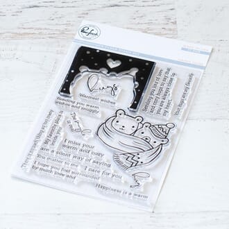 Pinkfresh Studio: Happy Hugs Clear Stamp Set, 6x8 inch