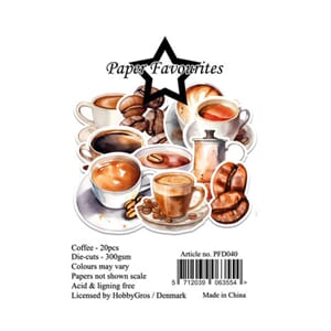 Paper Favourites - Die-Cuts A7 Coffee