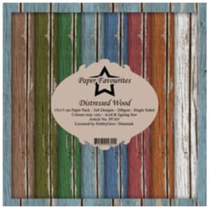 Paper Favourites: Distressed Wood Paper Pack, str 6x6 inch