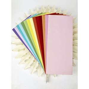 Picket Fence - Rainbow Slim Line Envelopes, 4.1x9.5 Inch